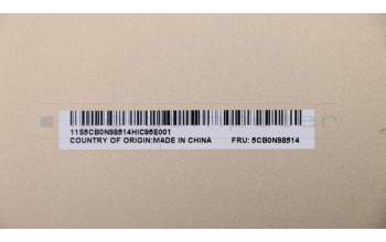 Lenovo 5CB0N98514 COVER LCDCOVERASSY L80YL GD PTW/ANTE EDP