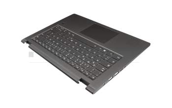 5CB0R08491 Original Lenovo Tastatur inkl. Topcase DE (deutsch) grau/grau mit Backlight