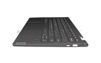 5CB0W43751 Original Lenovo Tastatur inkl. Topcase UAE (arabisch) grau/grau mit Backlight