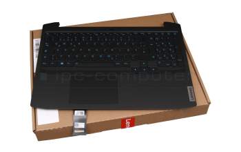 5CB0Y99482 Original Lenovo Tastatur inkl. Topcase DE (deutsch) schwarz/schwarz mit Backlight