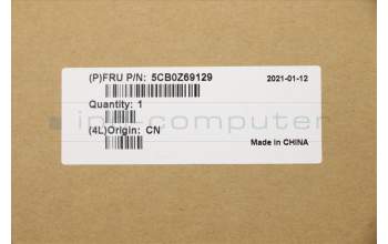 Lenovo 5CB0Z69129 COVER FRU COVER P17 D COVER E SUB ASSY