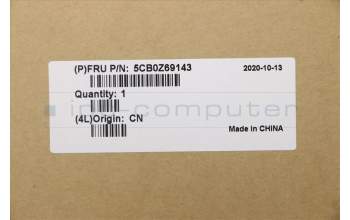 Lenovo 5CB0Z69143 COVER FRU D_COVER_ASSY