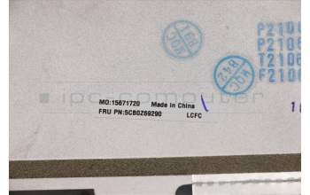 Lenovo 5CB0Z69290 COVER FRU COVER D_COVER_AL_WWAN_SLV_ASSY