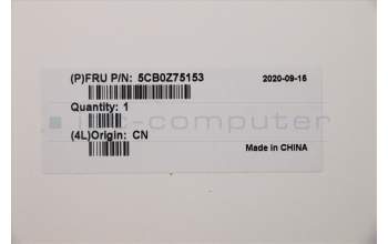 Lenovo 5CB0Z75153 COVER LCD cover H 82AT