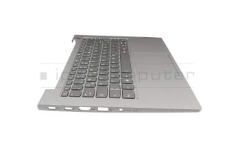 5CB1B02551 Original Lenovo Tastatur inkl. Topcase DE (deutsch) grau/grau mit Backlight