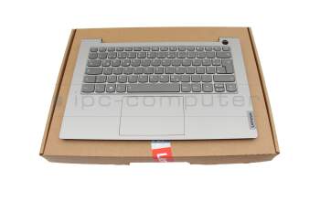 5CB1B02551 Original Lenovo Tastatur inkl. Topcase DE (deutsch) grau/grau mit Backlight