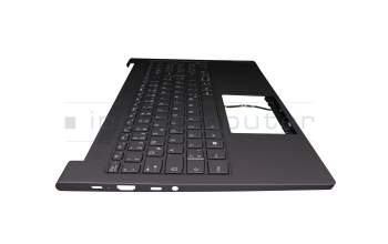 5CB1B10119 Original Lenovo Tastatur inkl. Topcase DE (deutsch) schwarz/grau mit Backlight