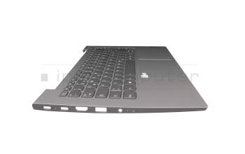 5CB1B32916 Original Lenovo Tastatur inkl. Topcase DE (deutsch) grau/grau mit Backlight