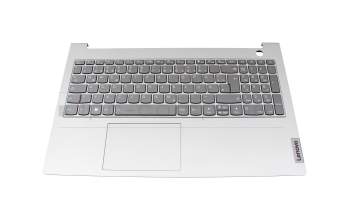 5CB1B34810 Original Lenovo Tastatur inkl. Topcase DE (deutsch) grau/grau mit Backlight