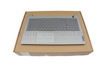 5CB1B34829 Original Lenovo Tastatur inkl. Topcase DE (deutsch) grau/grau mit Backlight