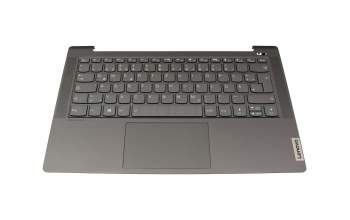 5CB1C13390 Original Lenovo Tastatur inkl. Topcase DE (deutsch) dunkelgrau/grau mit Backlight