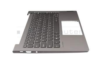 5CB1C72430 Original Lenovo Tastatur inkl. Topcase UK (englisch) grau/grau mit Backlight