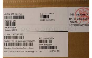 Lenovo 5CB1H81744 COVER D_COVER_WLAN_BLK_ASM_JT4C5