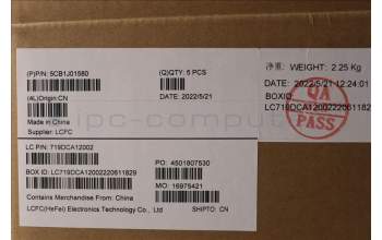 Lenovo 5CB1J01580 COVER LCD Cover L 82TS GREY