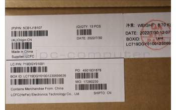 Lenovo 5CB1J18107 COVER JP610_A_COVER_WWAN_UHD_ASSY