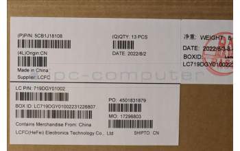 Lenovo 5CB1J18108 COVER JP610_TS_A_COVER_ASSY