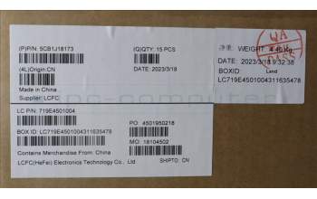 Lenovo 5CB1J18173 COVER FRU D Cover for WWAN KX4D0