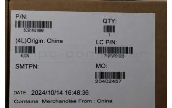 Lenovo 5CB1M21699 COVER LT4E5_D_COVER_AL_WL_BK_ASSY