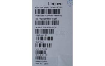 Lenovo 5CB1N90742 Tastatur inkl. Topcase ASM SWS H 83E3 TT