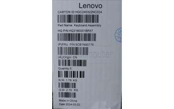 Lenovo 5CB1N90776 Tastatur inkl. Topcase ASM GER H 83E3 LG