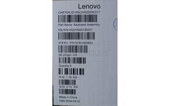 Lenovo 5CB1N90843 Tastatur inkl. Topcase ASM SWS H 83D3 ARGY