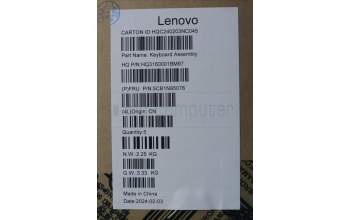 Lenovo 5CB1N95076 Tastatur inkl. Topcase ASM GER H 83DS FP LG