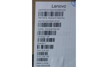 Lenovo 5CB1P50155 Tastatur inkl. Topcase ASM FRA H 83CV NFP LG