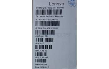 Lenovo 5CB1P50186 Tastatur inkl. Topcase ASM FRA H83E2 TT PST