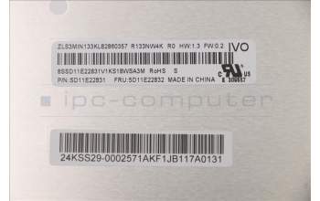 Lenovo 5D11E22832 DISPLAY IVO 13.3 WUXGA AG