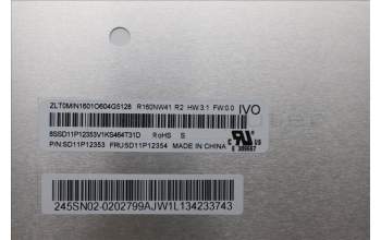 Lenovo 5D11P12354 DISPLAY FRU IVO R160NW41 R2 HW3.1 16.0