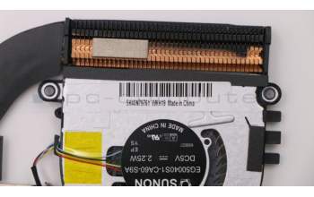 Lenovo 5H40N79761 HEATSINK Thermal Module C 80XC W/Lüfter DIS