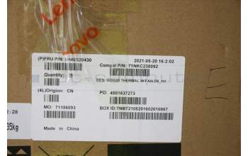 Lenovo 5H40S20430 HEATSINK Thermal module C82K2 D8_HY