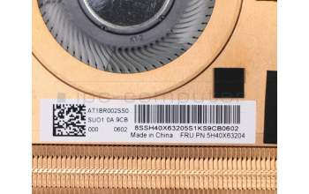 Lenovo 5H40X63204 CPU heatsink w/ Lüfter,Citizen