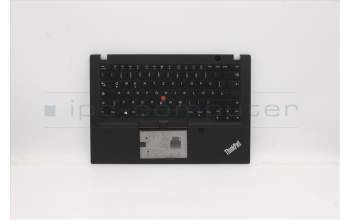 Lenovo 5M10Z41388 MECH_ASM CCov BL KBD GER UK(SNX)BK FPR