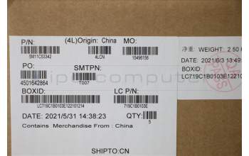 Lenovo 5M11C53342 MECH_ASM GRP KBD BZL,DEN,WW,DB,SUN