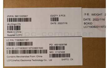 Lenovo 5M11H25907 MECH_ASM KB CCov GER BKLT Transi WW BK