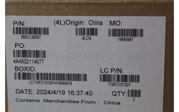 Lenovo 5M21L98587 MECHANICAL FRU LT4E0_NANO_SIM_TRAY_BK