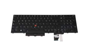 5N21B44339 Original Lenovo Tastatur DE (deutsch) schwarz mit Backlight und Mouse-Stick