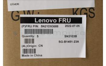 Lenovo 5N21D93688 NB_KYB CS22 NM TOP,BK-BL,LTN,058 FRA