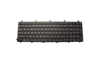 6-79-P150EM0K Original Clevo Tastatur DE (deutsch) schwarz mit Backlight