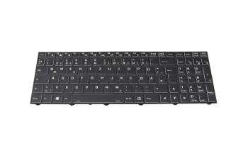 6-80-NJ503-19A-1 Original Clevo Tastatur DE (deutsch) schwarz mit Backlight RGB