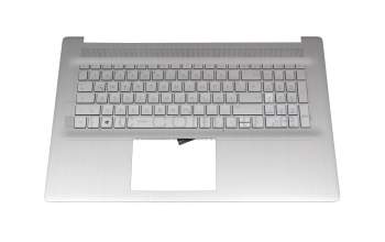 6037B0214804 Original HP Tastatur inkl. Topcase DE (deutsch) silber/silber