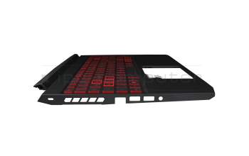 6B.QAMN2.014 Original Acer Tastatur inkl. Topcase DE (deutsch) schwarz/rot/schwarz mit Backlight