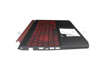 6BQ5XN2012 Original Acer Tastatur inkl. Topcase DE (deutsch) schwarz/schwarz/rot mit Backlight