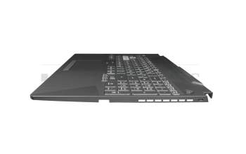 8S5CB0S17318KSSV Original Asus Tastatur inkl. Topcase DE (deutsch) schwarz/transparent/schwarz mit Backlight