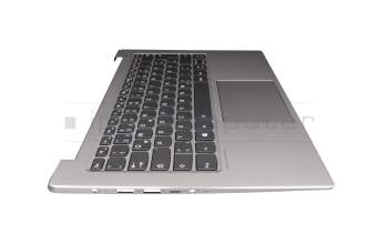 8SSN20Q40661 Original Lenovo Tastatur inkl. Topcase DE (deutsch) grau/silber mit Backlight