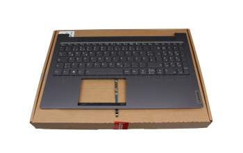 8SSN20W86120 Original Lenovo Tastatur inkl. Topcase DE (deutsch) schwarz/grau mit Backlight