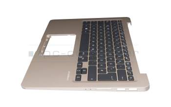 90NB0GF1-R32GE1 Original Asus Tastatur inkl. Topcase DE (deutsch) schwarz/champagner mit Backlight