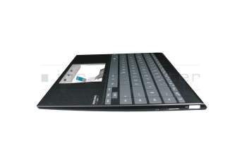 90NB0TJ1-R30GE0 Original Asus Tastatur inkl. Topcase DE (deutsch) grau/grau mit Backlight