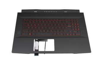 95717L112EC06 Original MSI Tastatur inkl. Topcase DE (deutsch) schwarz/schwarz mit Backlight